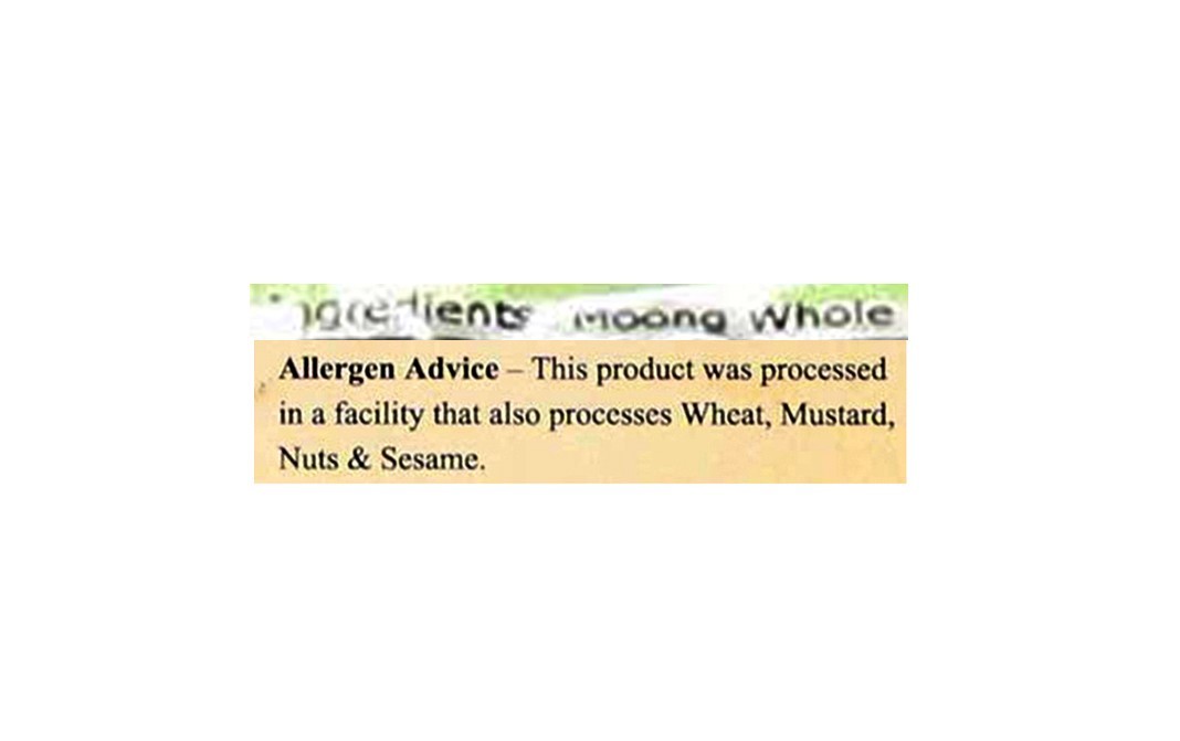 Elworld Organic Moong Whole    Pack  1 kilogram